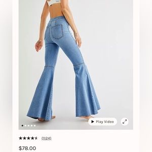 Free People Just Float On Flare Jeans